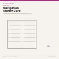 Navigation Starter Card